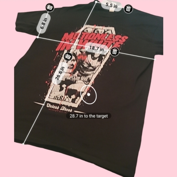 Officially licensed Motionless In White MIW Undead Ahead Zombie T-Shirt (M) - Picture 5 of 8
